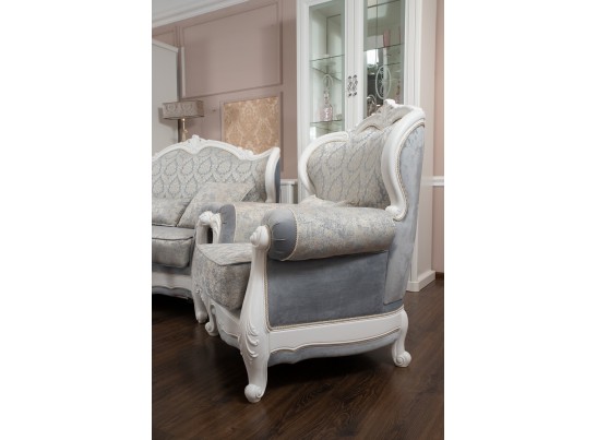 Кресло Мишель, белый матовый