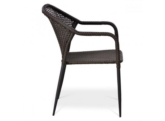 Плетеное кресло из искусственного ротанга Y35-W2390 Brown в Кургане