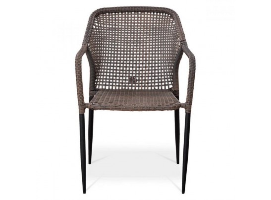 Плетеное кресло из искусственного ротанга Y35G-W1289 Pale в Кургане