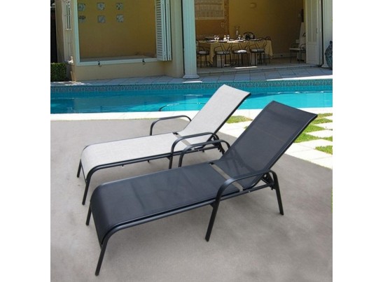 Шезлонг-лежак Бирма-1 MC-2051A Black в Кургане