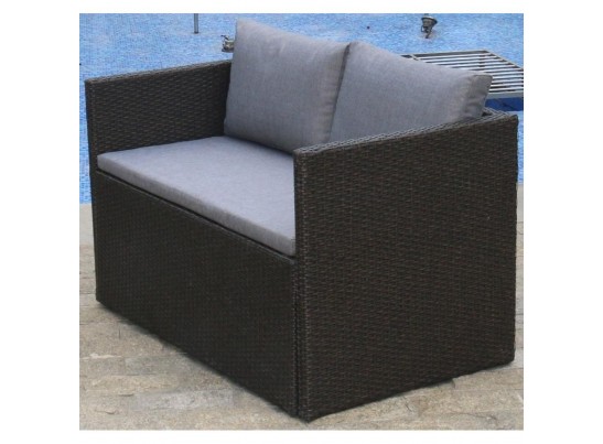 Плетеный диван-трансформер S330A-W63 Brown в Кургане