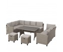 Комплект плетеной мебели AFM-370B Beige в Кургане