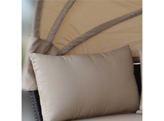 Диван-трансформер из искусственного ротанга AFM-325B Brown