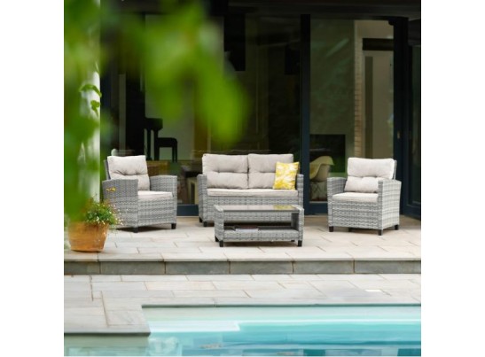 Комплект плетеной мебели AFM-804C Grey