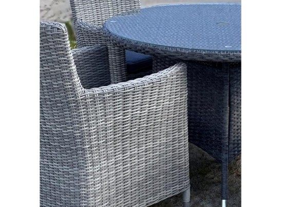 Комплект плетеной мебели AM-395C/T395 Grey 4Pcs (4+1)