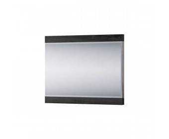 Зеркало навесное, JAGGER, цвет Дуб монастырский /черный