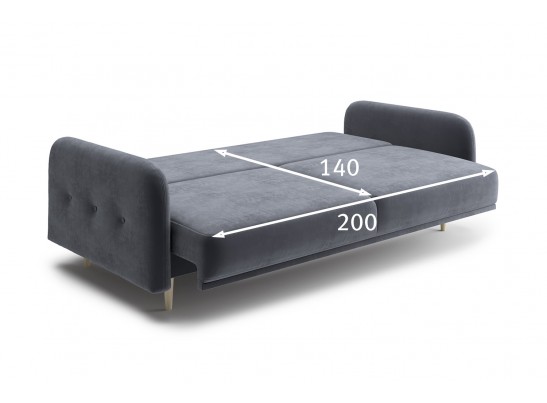 Диван-кровать Вейт тёмно-серый