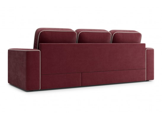Угловой диван-кровать Астон, Тёмно-вишнёвый