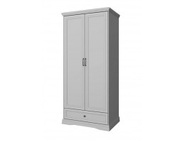 Шкаф Валенсия 2DG1S серый