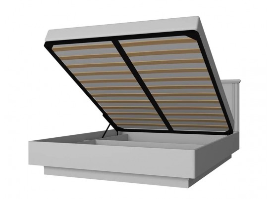 Кровать Валенсия 160 с подъемником серый в Кургане