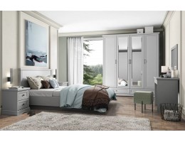 Спальня Валенсия серый 1