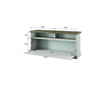Тумба RTV 1D2N TOSCANA NEW