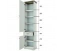 Шкаф 2D1S TOSCANA NEW