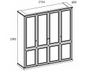 Шкаф 4DG TOSCANA NEW