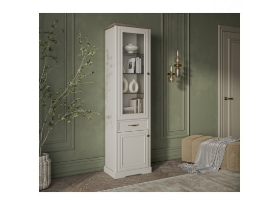 Шкаф с витриной 1V1D1S TOSCANA в Кургане