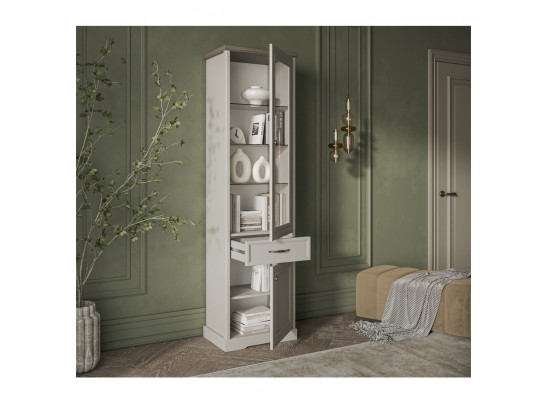 Шкаф с витриной 1V1D1S TOSCANA в Кургане