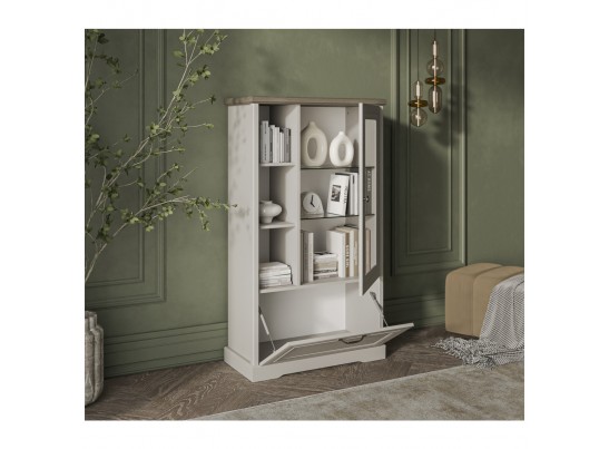 Шкаф с витриной 1V1D3N TOSCANA