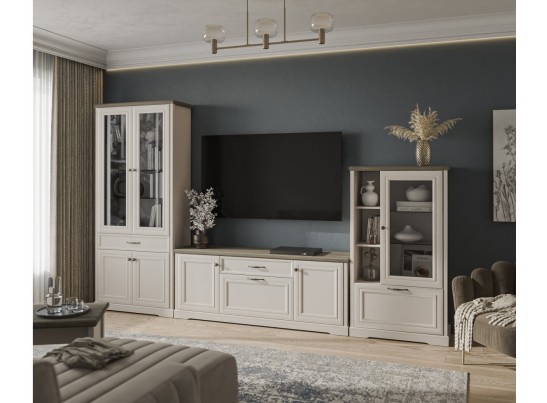 Шкаф с витриной 2V2D1S TOSCANA в Кургане