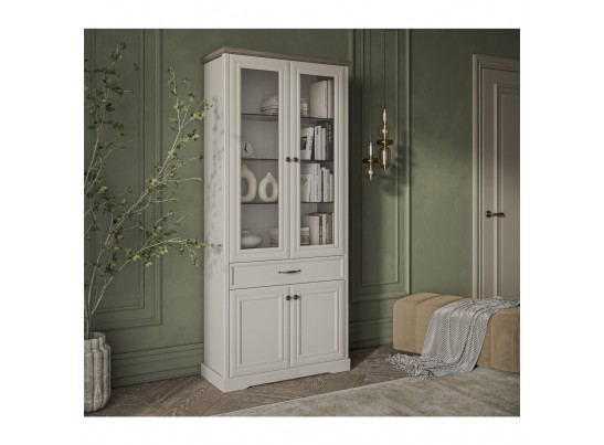 Шкаф с витриной 2V2D1S TOSCANA в Кургане