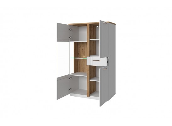 Шкаф с витриной 1V2D1S P MATEO в Кургане