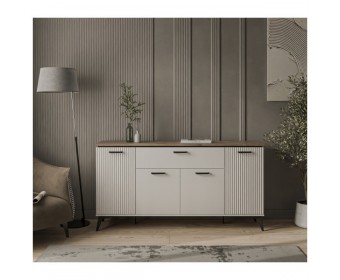 VINATI, Тумба 4D1S. Цвет ПЕРСИДСКИЙ ЖЕМЧУГ/ АМАРОК