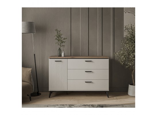 VINATI, Тумба 1D3S. Цвет ПЕРСИДСКИЙ ЖЕМЧУГ/ АМАРОК