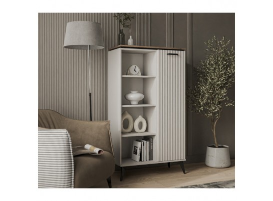 VINATI, Шкаф открытый 1D P. Цвет ПЕРСИДСКИЙ ЖЕМЧУГ/ АМАРОК