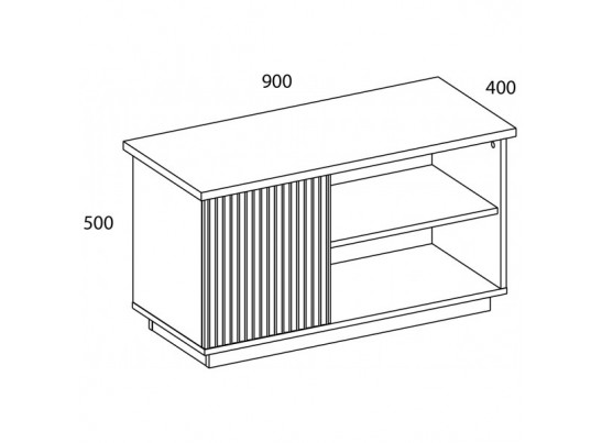 VINATI, Стол журнальный. Цвет ПЕРСИДСКИЙ ЖЕМЧУГ/ АМАРОК