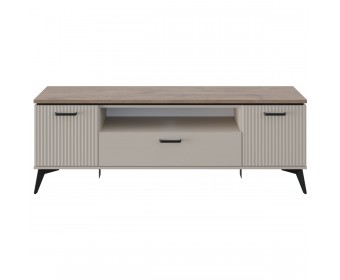 VINATI, Тумба RTV 2D1SN. Цвет ПЕРСИДСКИЙ ЖЕМЧУГ/ АМАРОК