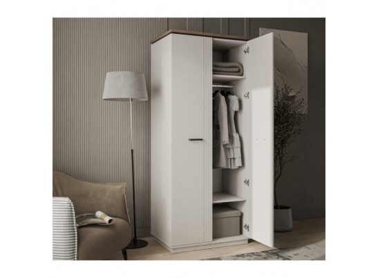 VINATI, Шкаф 2DG. Цвет ПЕРСИДСКИЙ ЖЕМЧУГ/ АМАРОК