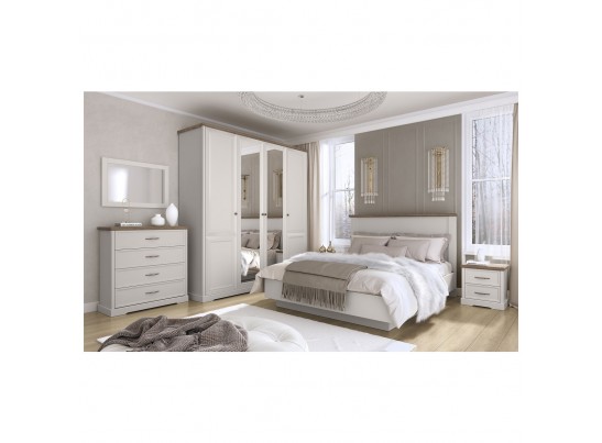 Спальный гарнитур TOSCANA NEW (кр.160, с 4х дверным шкафом)