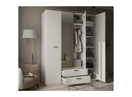 VINATI, Шкаф 4DG2S Z. Цвет ПЕРСИДСКИЙ ЖЕМЧУГ/ АМАРОК