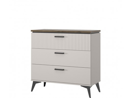 VINATI, Комод 3S. Цвет ПЕРСИДСКИЙ ЖЕМЧУГ/ АМАРОК