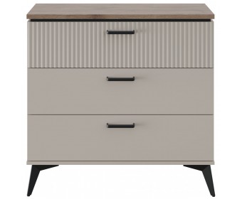 VINATI, Комод 3S. Цвет ПЕРСИДСКИЙ ЖЕМЧУГ/ АМАРОК