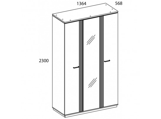 Спальный гарнитур VINATI Вариант 2 ПЕРСИДСКИЙ ЖЕМЧУГ/ АМАРОК