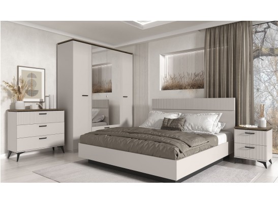 Спальный гарнитур VINATI Вариант 3 ПЕРСИДСКИЙ ЖЕМЧУГ/ АМАРОК