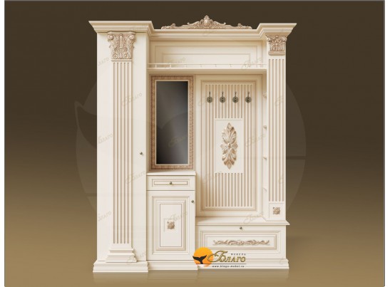 Прихожая Б11.4-17 (декор ЦД-24) Карамель/патина золото в Кургане