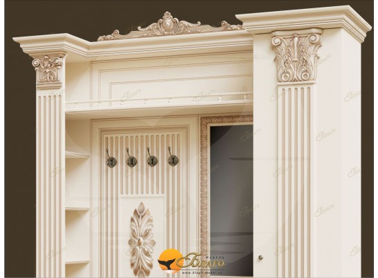 Прихожая Б11.4-17 (декор ЦД-24) Карамель/патина золото в Кургане