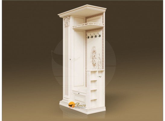 Прихожая Б11.5-2 (декор "ЦД-24) Карамель/патина золото в Кургане