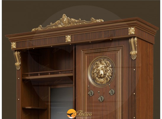 Прихожая-купе Б11.6-1 Орех/патина золото в Кургане