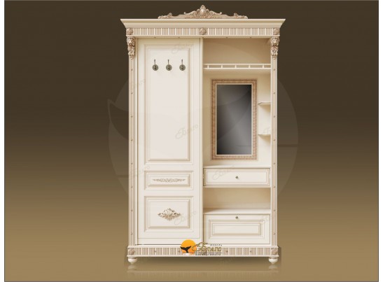 Прихожая-купе Б11.6-2 Карамель/Патина золото в Кургане