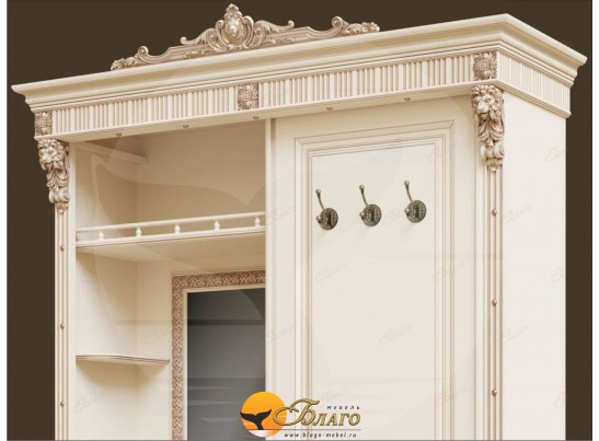 Прихожая-купе Б11.6-2 Карамель/Патина золото в Кургане