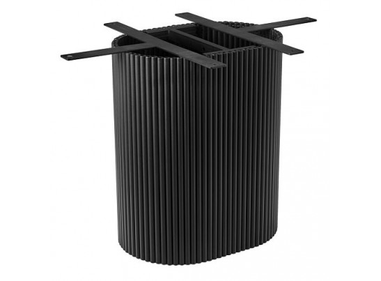 Стол Festa 140x85x77см, керамогранит Wacom (глянец), черный