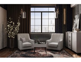 Брента - Стол журнальный - Белый