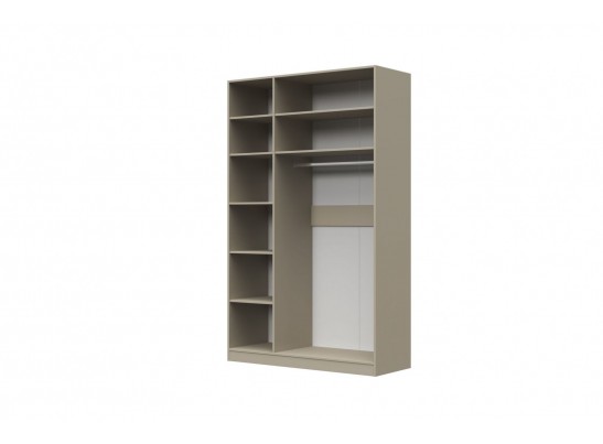 Вива - Шкаф распашной ШР-3 Мокко глянец в Кургане