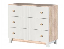 Ланзетти Комод 3 ящика - жемчуг