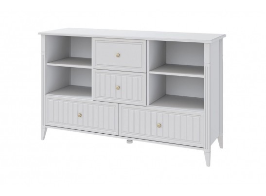 Мэгги (Белый) - Комод 2 двери, 4 ящика в Кургане