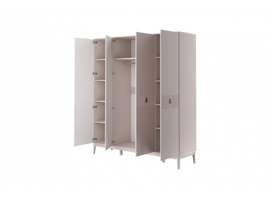 Фарго (льняной) - Шкаф распашной ШР-4 в Кургане