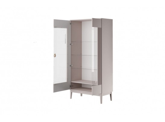 Фарго (льняной) - Шкаф-витрина, ШР-2 в Кургане