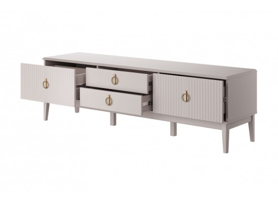 Фарго (льняной) - Тумба для ТВ - 4 ящика в Кургане